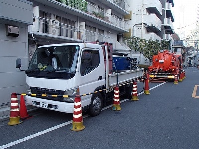 扇矢工事施工事例　マンション排水管PCGライニング